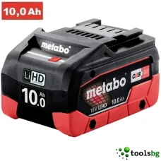 METABO BATTERY PACK LIHD 18 V 10.0 AH - ПРОФЕСИОНАЛНА АКУМУЛАТОРНА БАТЕРИЯ